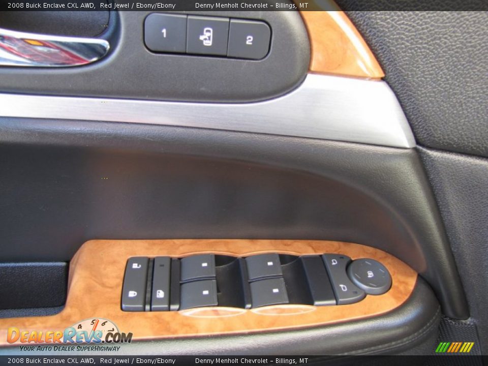 2008 Buick Enclave CXL AWD Red Jewel / Ebony/Ebony Photo #10