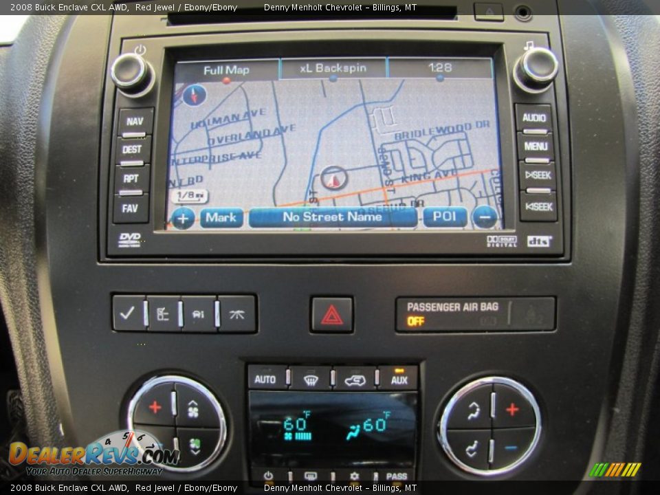 2008 Buick Enclave CXL AWD Red Jewel / Ebony/Ebony Photo #15