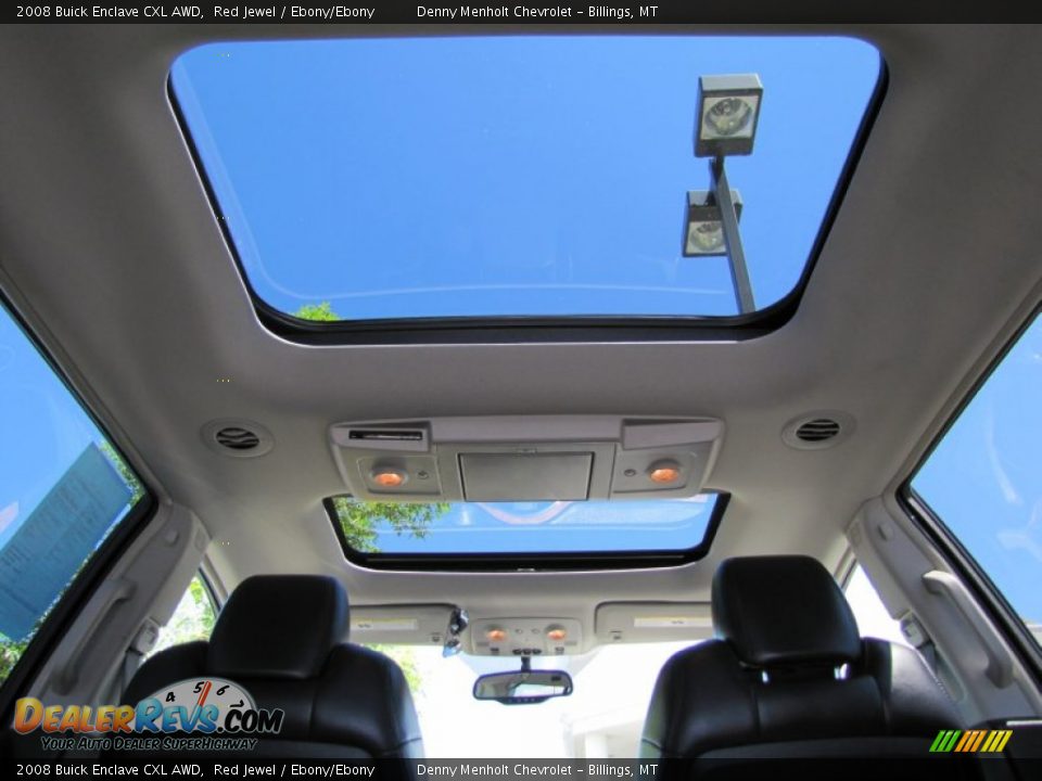 2008 Buick Enclave CXL AWD Red Jewel / Ebony/Ebony Photo #23
