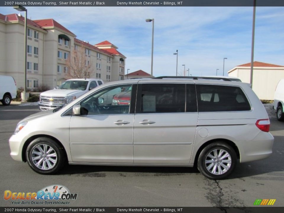 2007 Honda Odyssey Touring Silver Pearl Metallic / Black Photo #4