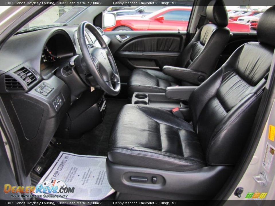2007 Honda Odyssey Touring Silver Pearl Metallic / Black Photo #8