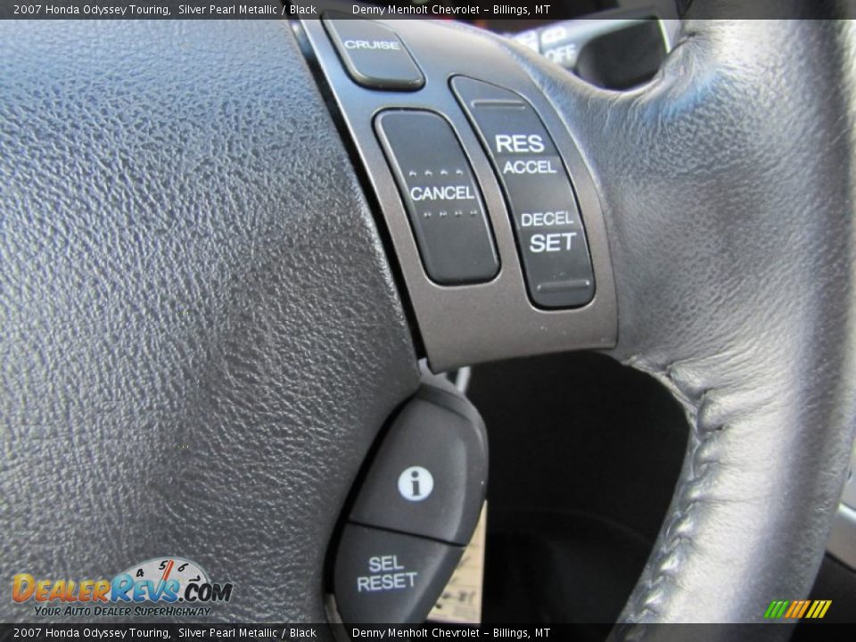 2007 Honda Odyssey Touring Silver Pearl Metallic / Black Photo #13