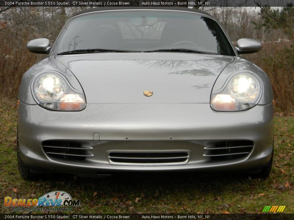 GT Silver Metallic 2004 Porsche Boxster S 550 Spyder Photo #12