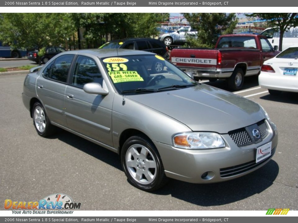 2006 Nissan Sentra 1.8 S Special Edition Radium Metallic / Taupe Beige Photo #3