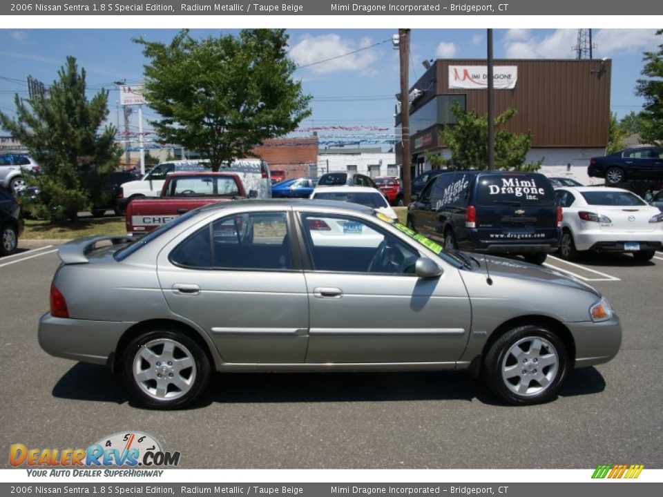 2006 Nissan Sentra 1.8 S Special Edition Radium Metallic / Taupe Beige Photo #4