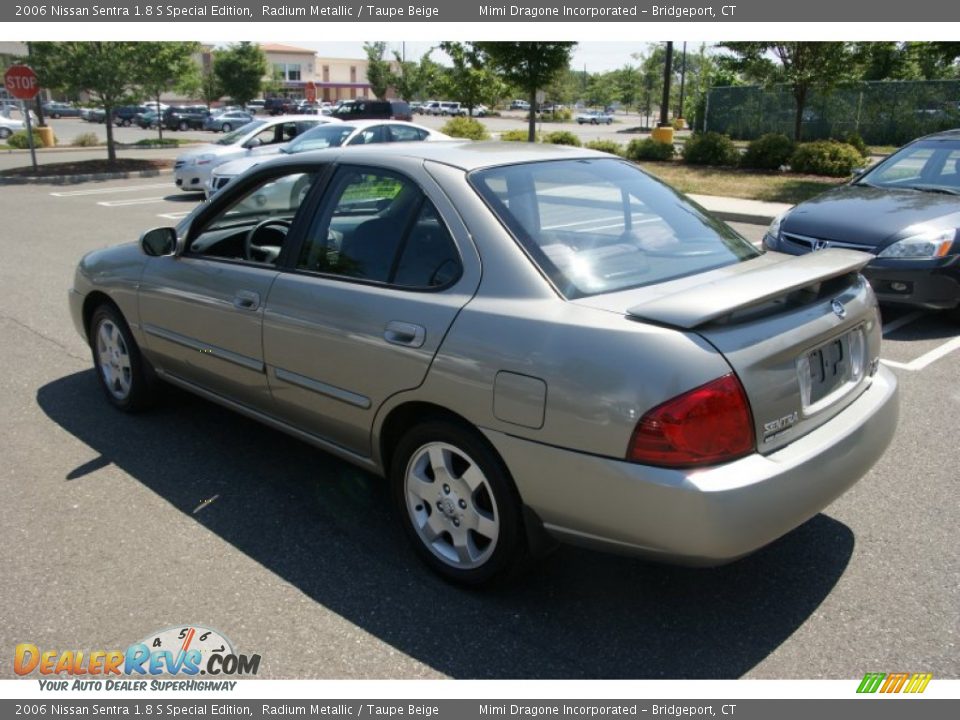 2006 Nissan Sentra 1.8 S Special Edition Radium Metallic / Taupe Beige Photo #8