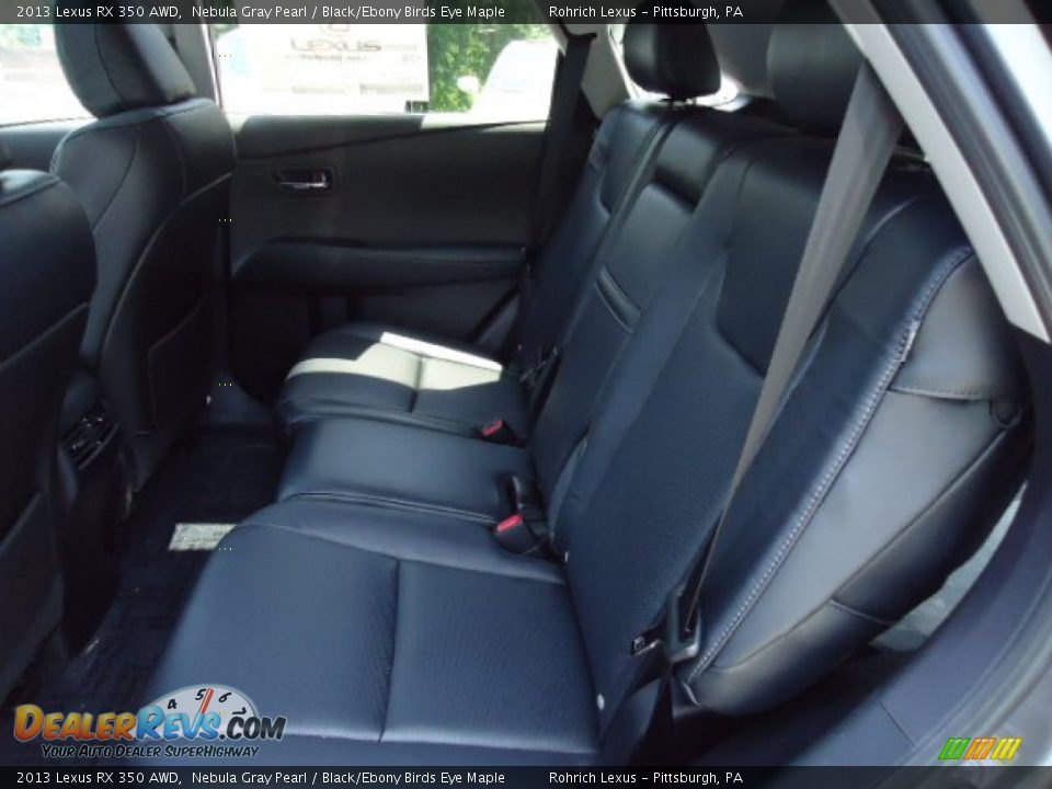 2013 Lexus RX 350 AWD Nebula Gray Pearl / Black/Ebony Birds Eye Maple Photo #11
