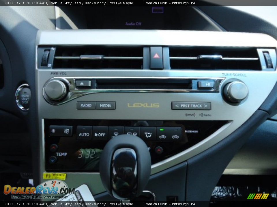 2013 Lexus RX 350 AWD Nebula Gray Pearl / Black/Ebony Birds Eye Maple Photo #19