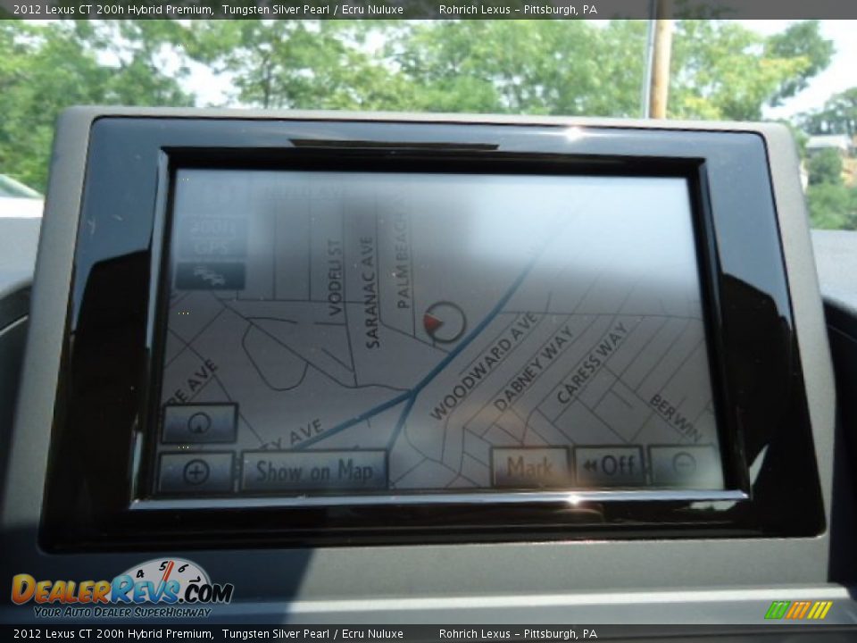 2012 Lexus CT 200h Hybrid Premium Tungsten Silver Pearl / Ecru Nuluxe Photo #17