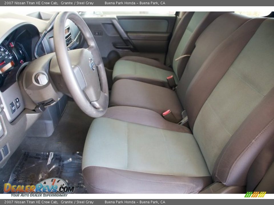 2007 Nissan Titan XE Crew Cab Granite / Steel Gray Photo #3