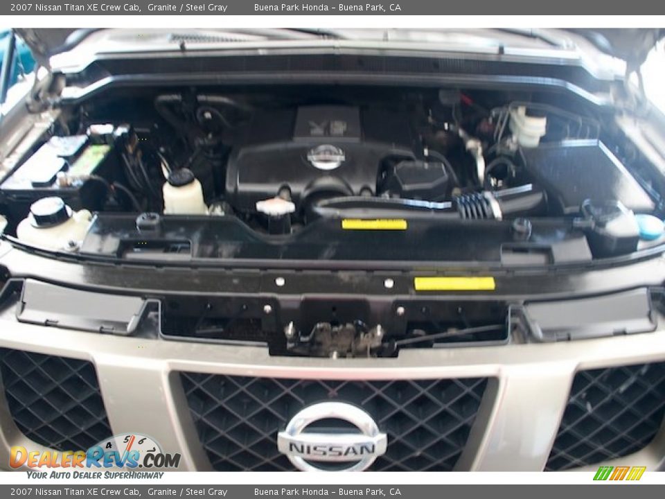 2007 Nissan Titan XE Crew Cab Granite / Steel Gray Photo #29