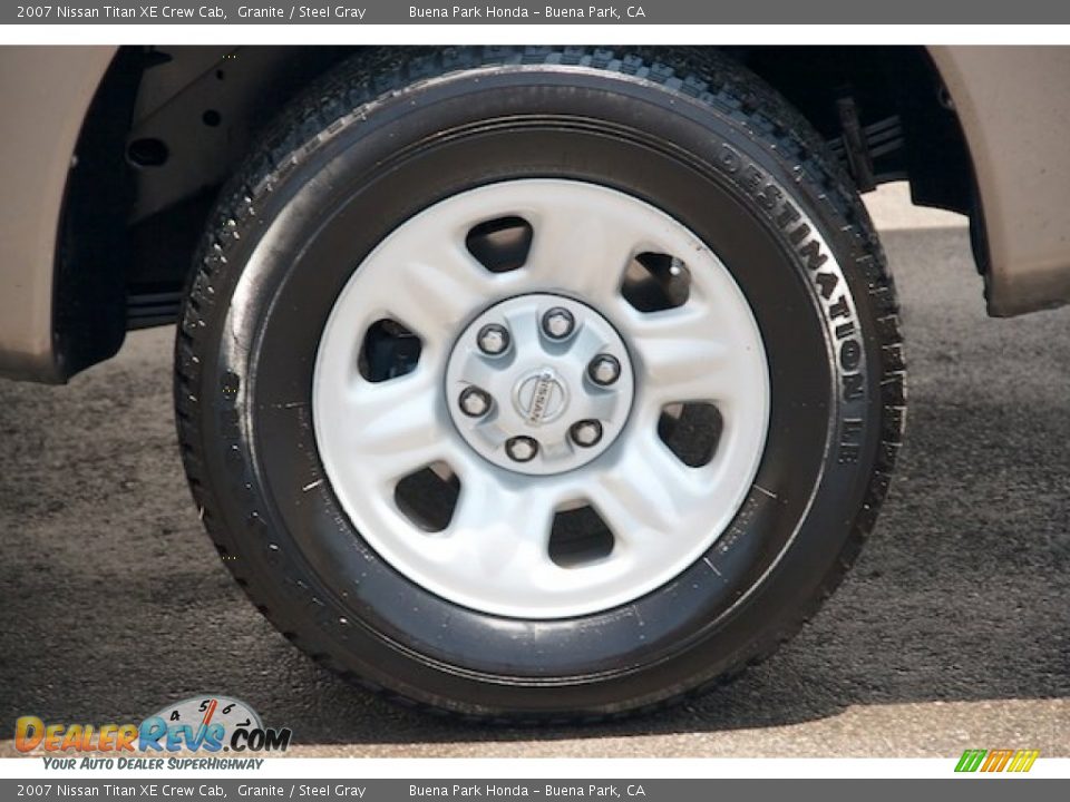 2007 Nissan Titan XE Crew Cab Granite / Steel Gray Photo #30