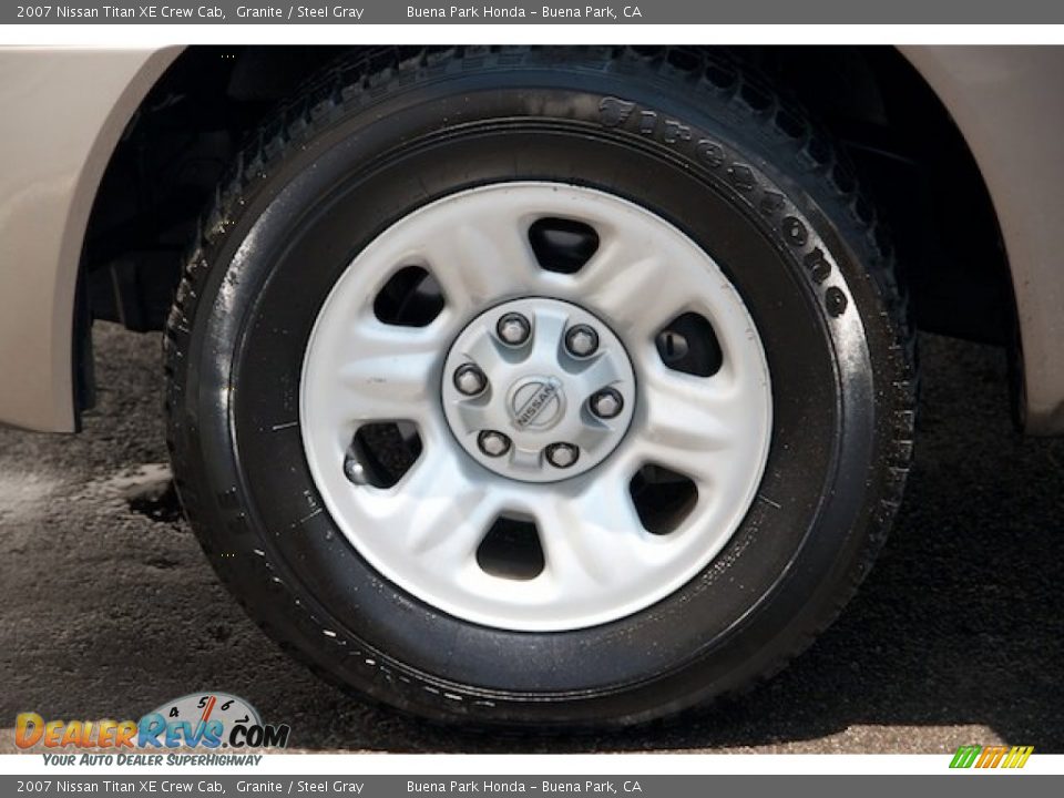 2007 Nissan Titan XE Crew Cab Granite / Steel Gray Photo #31