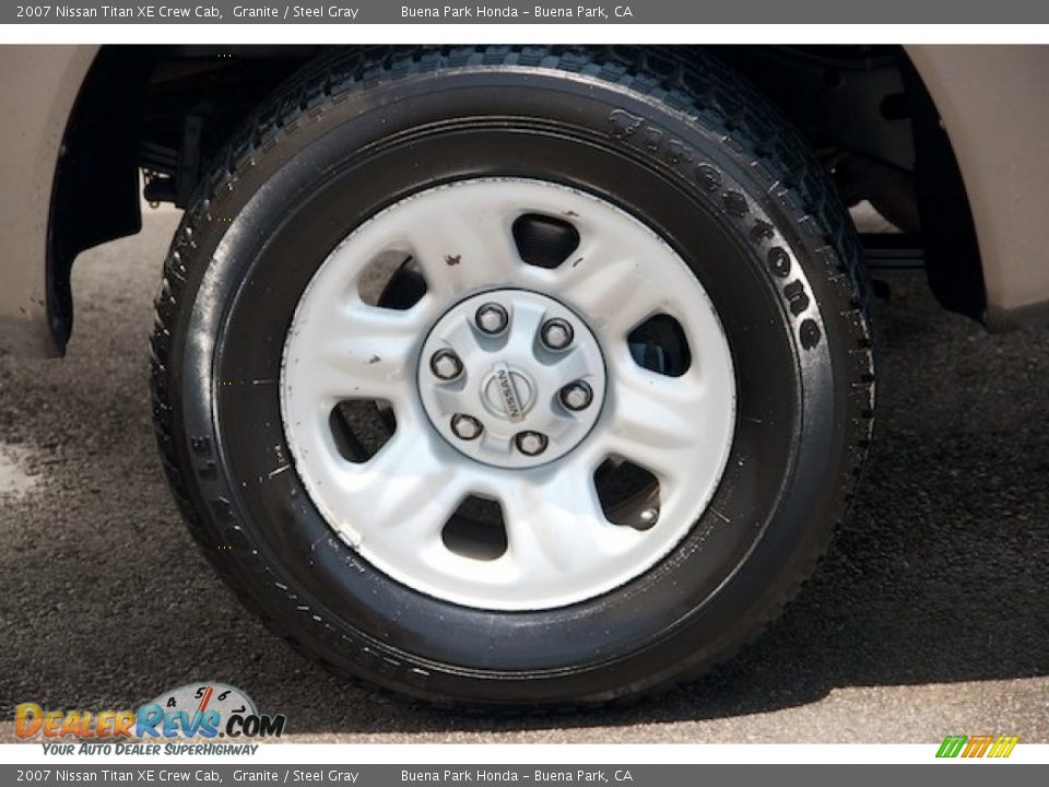 2007 Nissan Titan XE Crew Cab Granite / Steel Gray Photo #32