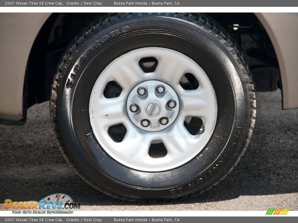 2007 Nissan Titan XE Crew Cab Granite / Steel Gray Photo #33
