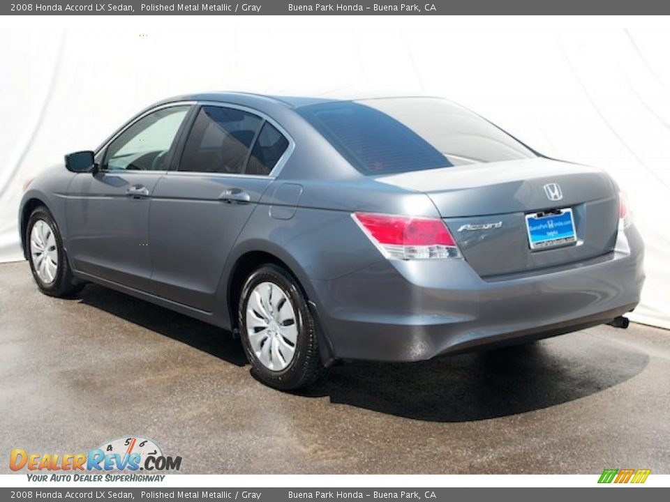 2008 Honda Accord LX Sedan Polished Metal Metallic / Gray Photo #2