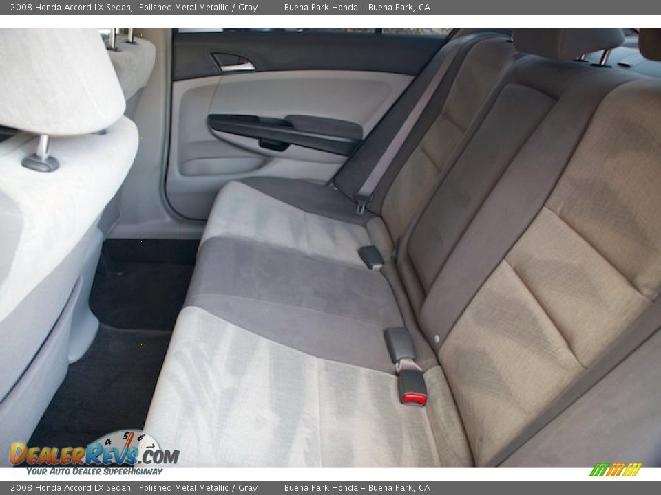 2008 Honda Accord LX Sedan Polished Metal Metallic / Gray Photo #4