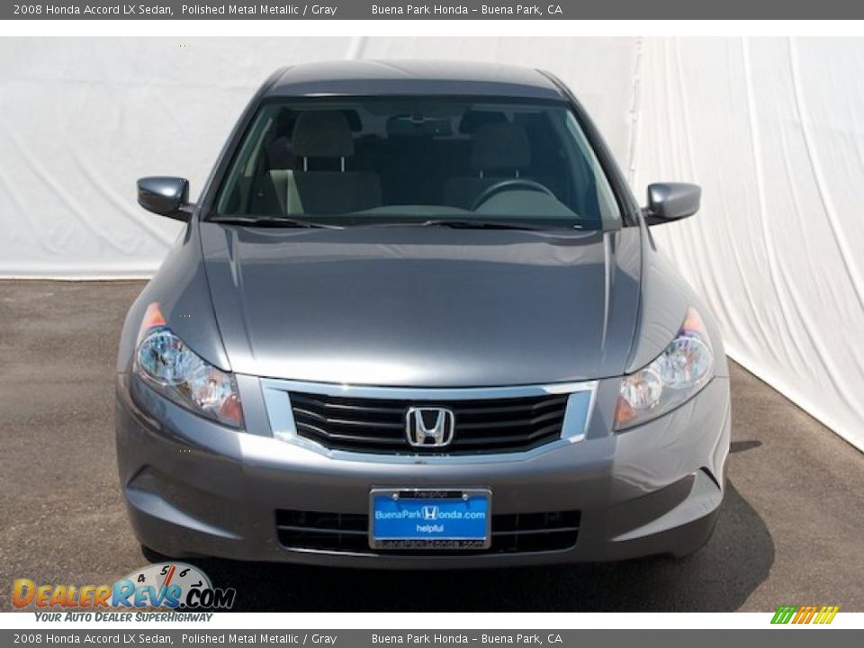 2008 Honda Accord LX Sedan Polished Metal Metallic / Gray Photo #7