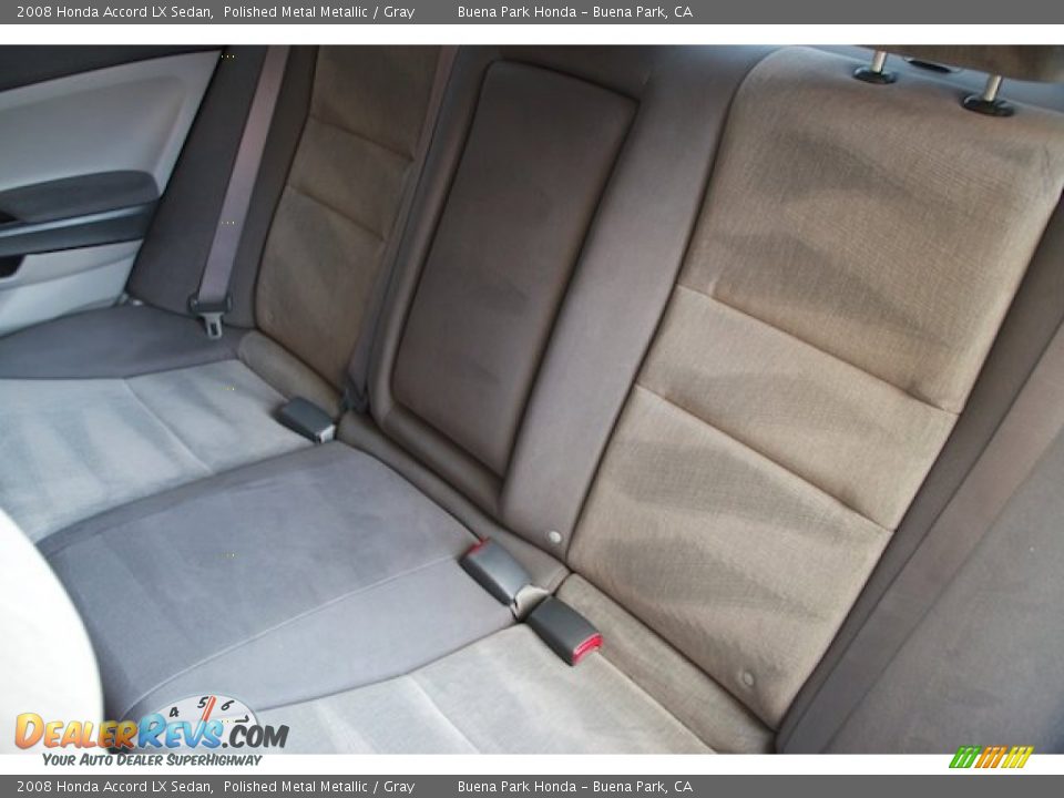2008 Honda Accord LX Sedan Polished Metal Metallic / Gray Photo #16