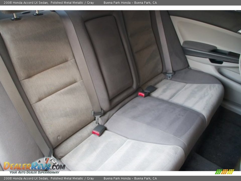 2008 Honda Accord LX Sedan Polished Metal Metallic / Gray Photo #19