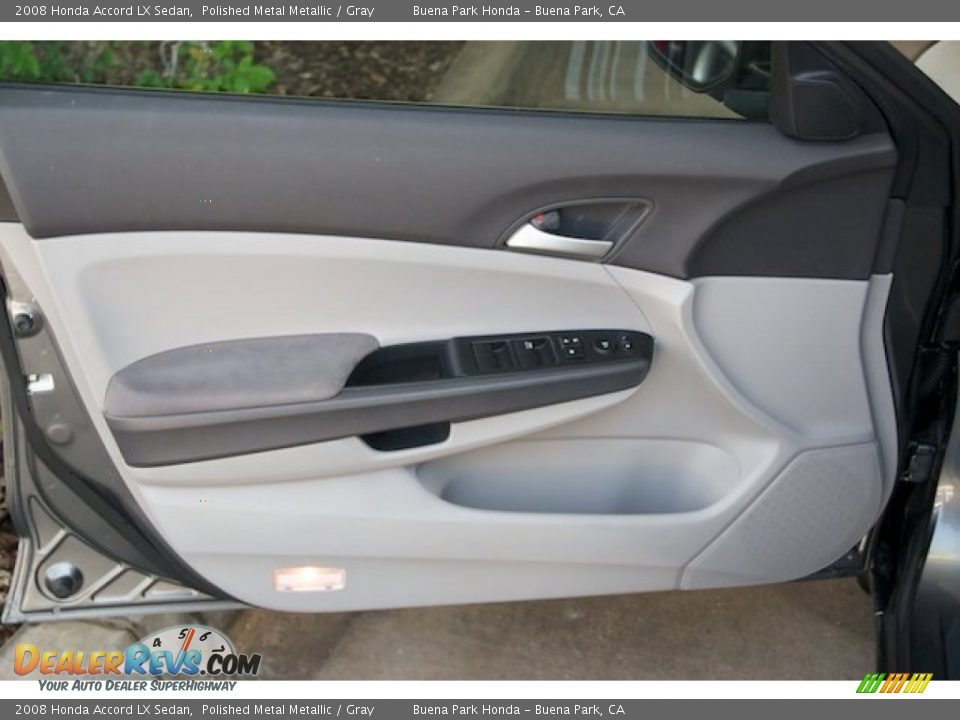 2008 Honda Accord LX Sedan Polished Metal Metallic / Gray Photo #25