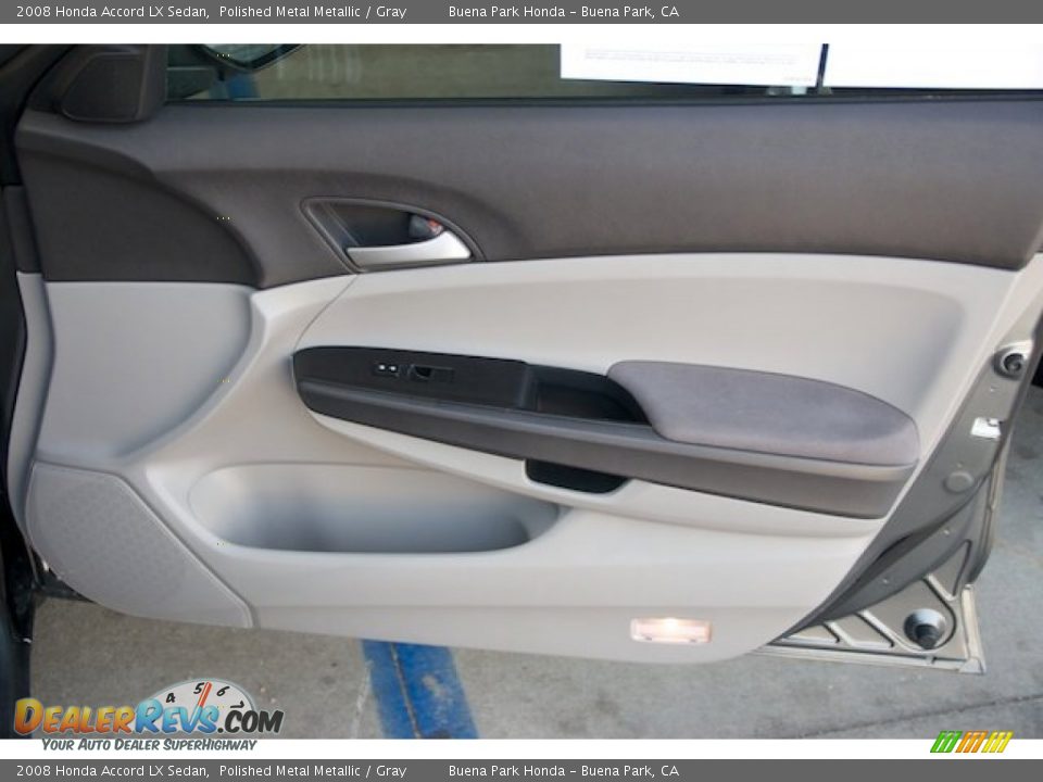 2008 Honda Accord LX Sedan Polished Metal Metallic / Gray Photo #28