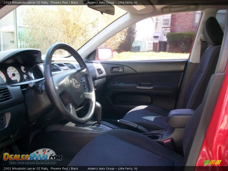 2003 Mitsubishi Lancer OZ Rally Phoenix Red / Black Photo #7