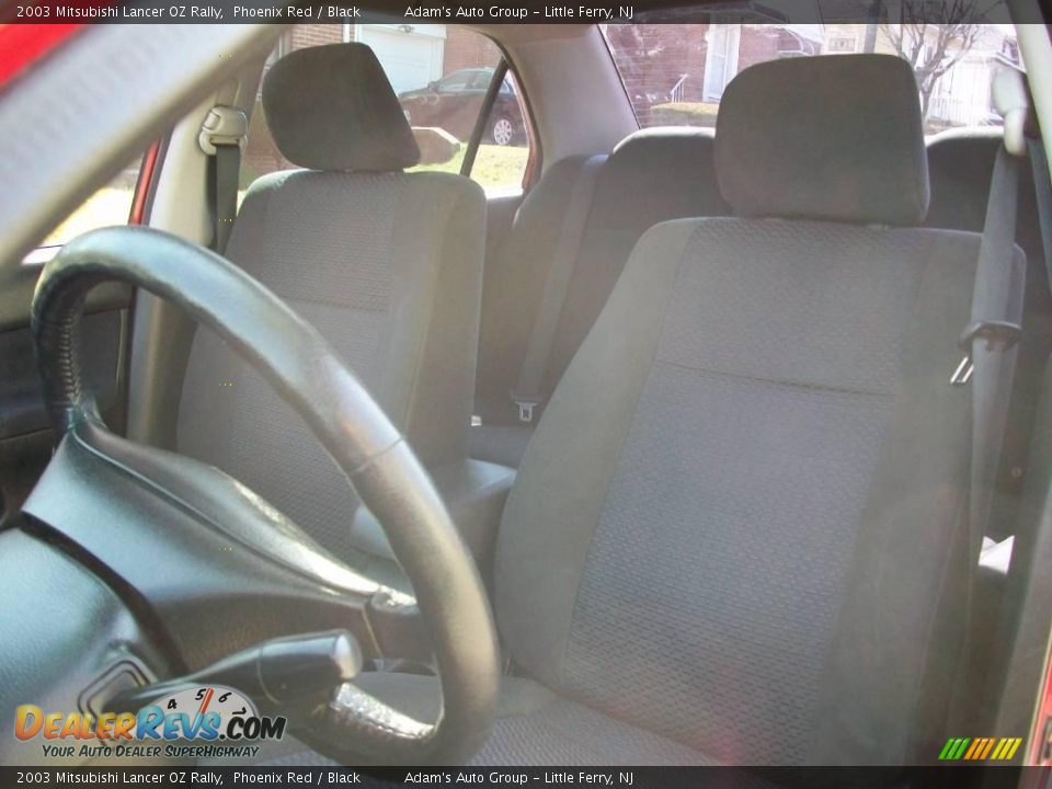 2003 Mitsubishi Lancer OZ Rally Phoenix Red / Black Photo #8