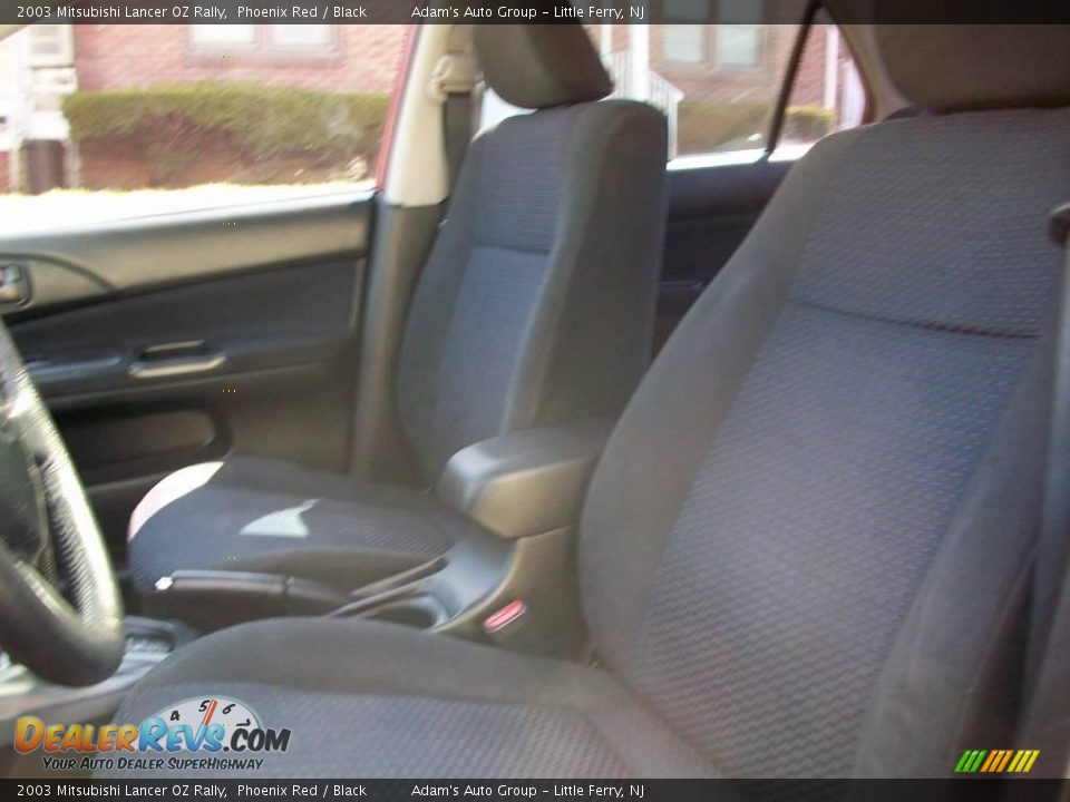 2003 Mitsubishi Lancer OZ Rally Phoenix Red / Black Photo #10