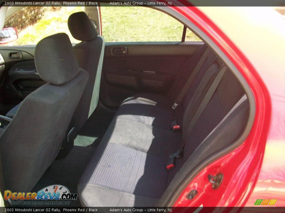 2003 Mitsubishi Lancer OZ Rally Phoenix Red / Black Photo #11