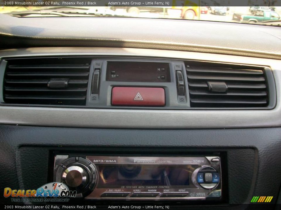 2003 Mitsubishi Lancer OZ Rally Phoenix Red / Black Photo #12