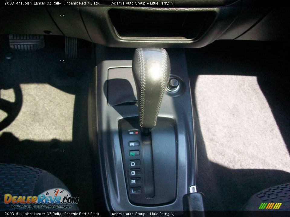 2003 Mitsubishi Lancer OZ Rally Phoenix Red / Black Photo #14