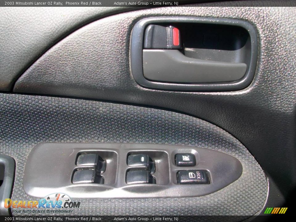 2003 Mitsubishi Lancer OZ Rally Phoenix Red / Black Photo #15