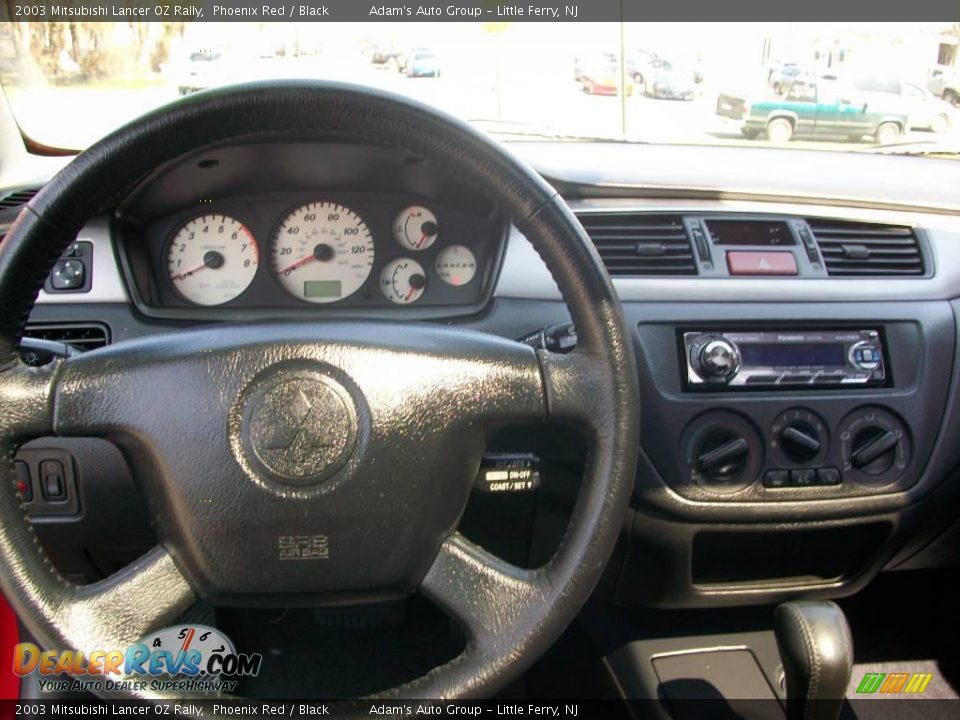 2003 Mitsubishi Lancer OZ Rally Phoenix Red / Black Photo #17