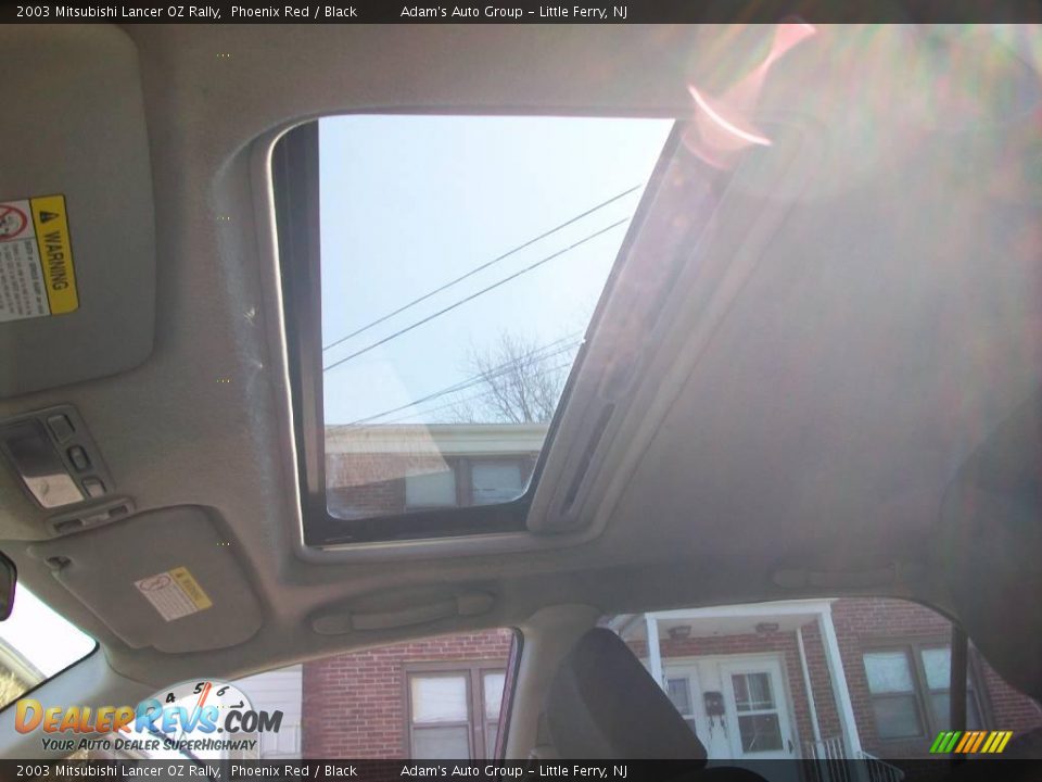 2003 Mitsubishi Lancer OZ Rally Phoenix Red / Black Photo #18