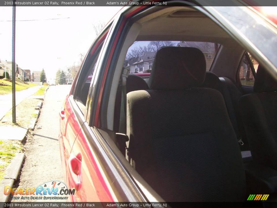 2003 Mitsubishi Lancer OZ Rally Phoenix Red / Black Photo #21