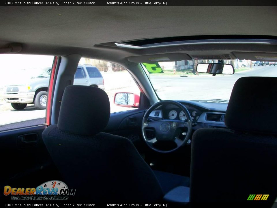 2003 Mitsubishi Lancer OZ Rally Phoenix Red / Black Photo #22