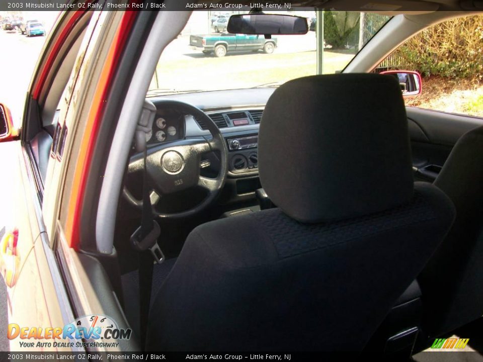2003 Mitsubishi Lancer OZ Rally Phoenix Red / Black Photo #23