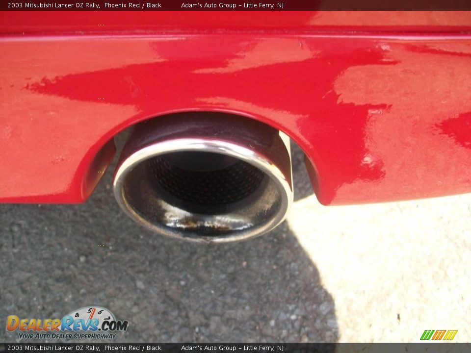 2003 Mitsubishi Lancer OZ Rally Phoenix Red / Black Photo #29