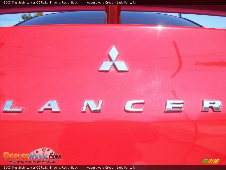 2003 Mitsubishi Lancer OZ Rally Phoenix Red / Black Photo #31