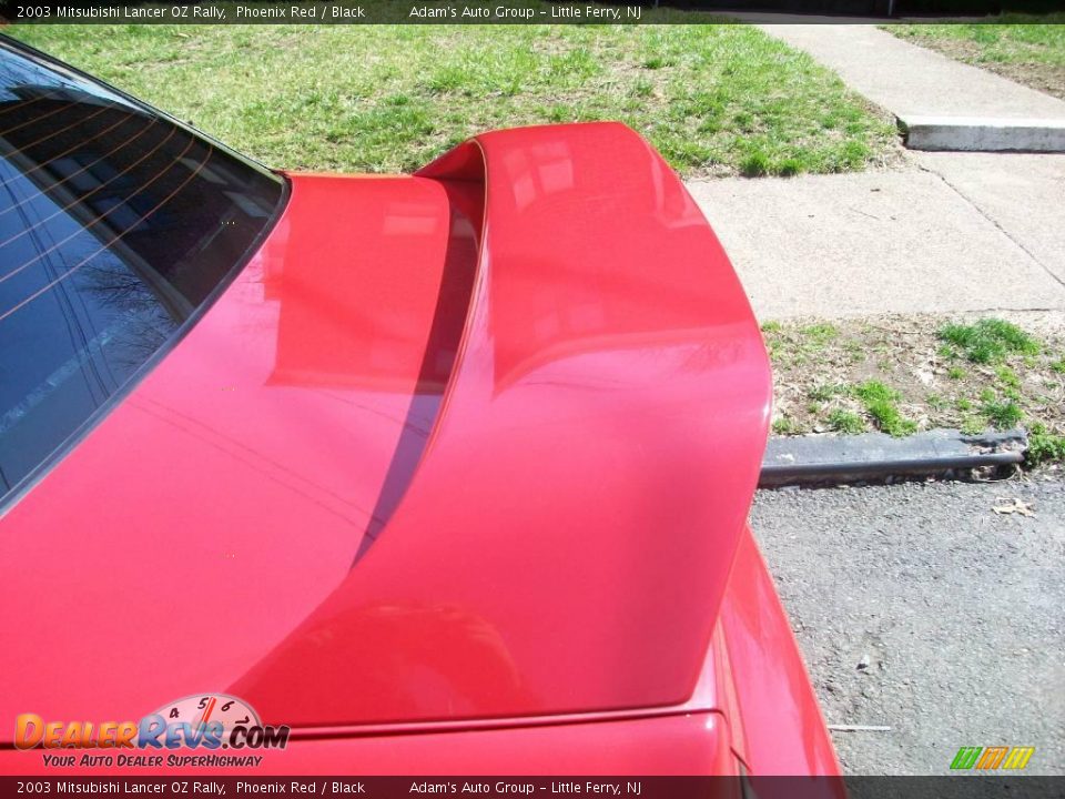 2003 Mitsubishi Lancer OZ Rally Phoenix Red / Black Photo #32