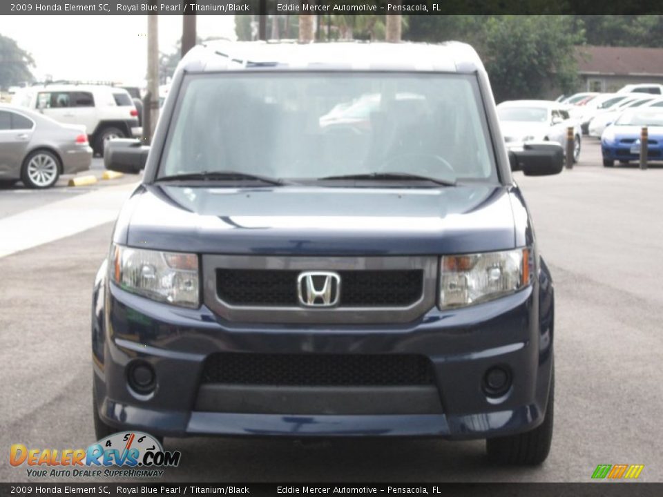 2009 Honda Element SC Royal Blue Pearl / Titanium/Black Photo #3