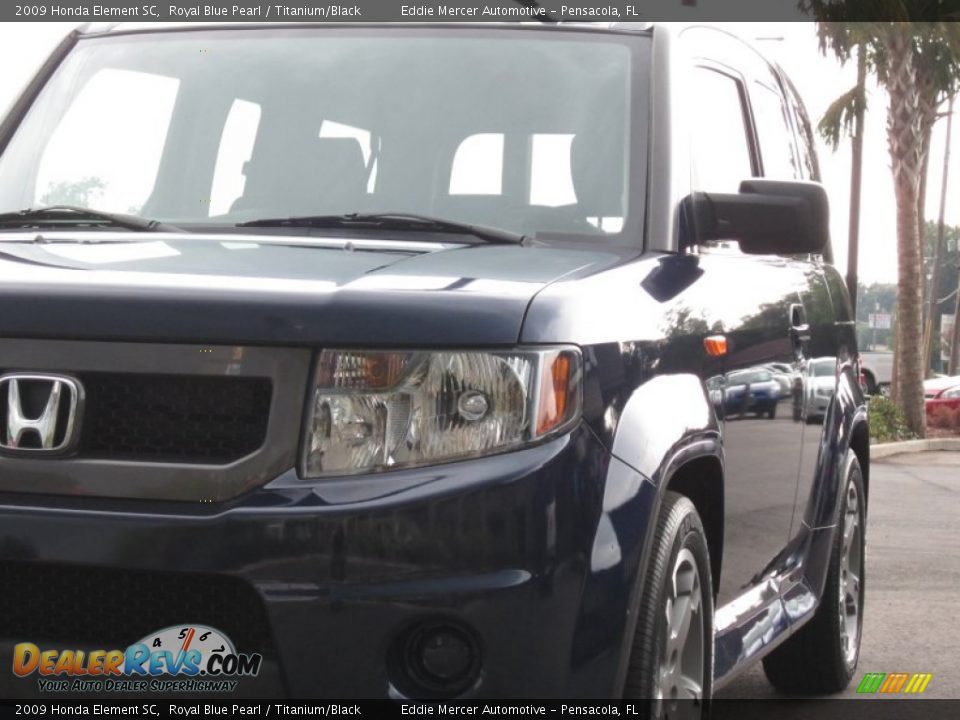 2009 Honda Element SC Royal Blue Pearl / Titanium/Black Photo #15