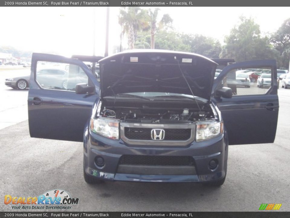 2009 Honda Element SC Royal Blue Pearl / Titanium/Black Photo #18