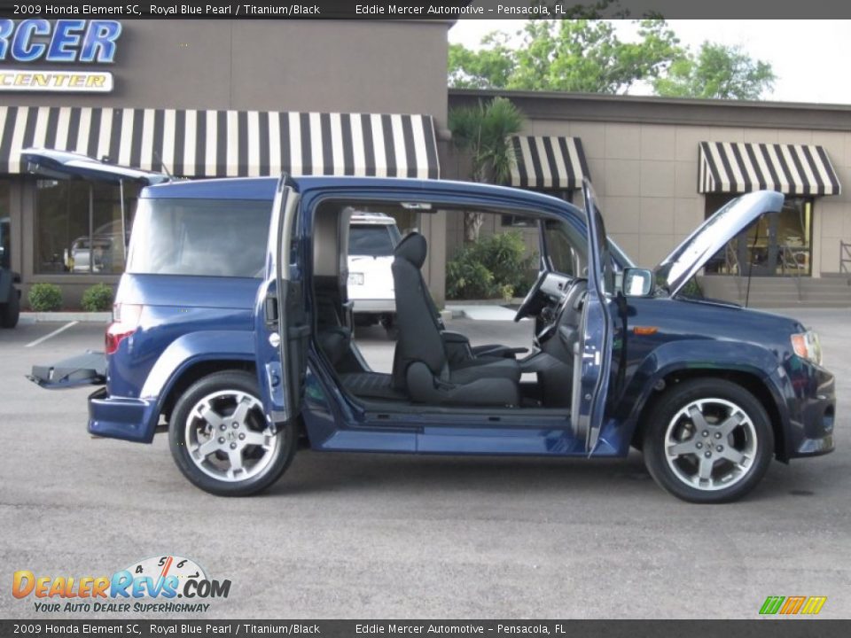 2009 Honda Element SC Royal Blue Pearl / Titanium/Black Photo #20