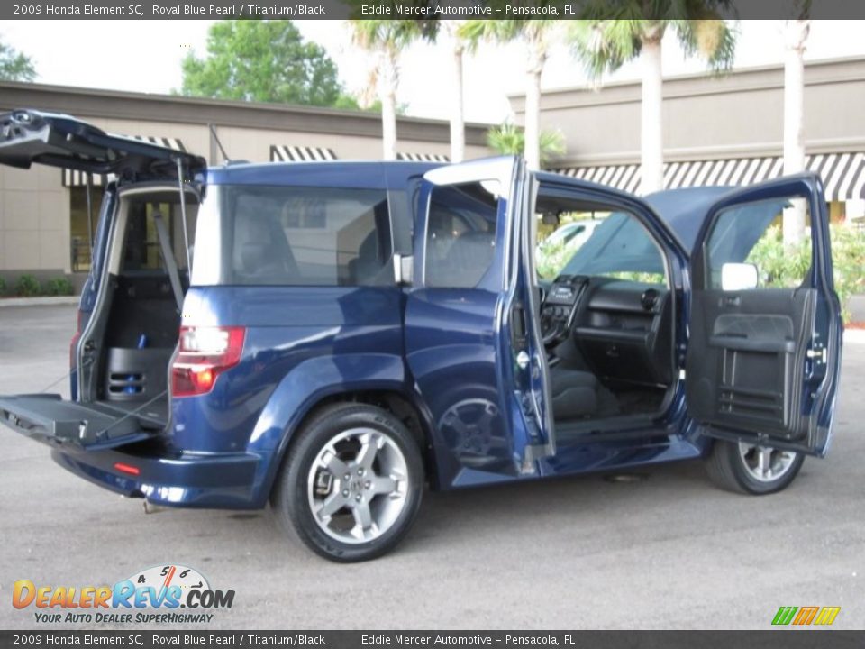 2009 Honda Element SC Royal Blue Pearl / Titanium/Black Photo #21