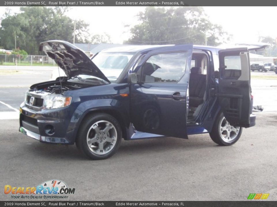 2009 Honda Element SC Royal Blue Pearl / Titanium/Black Photo #25
