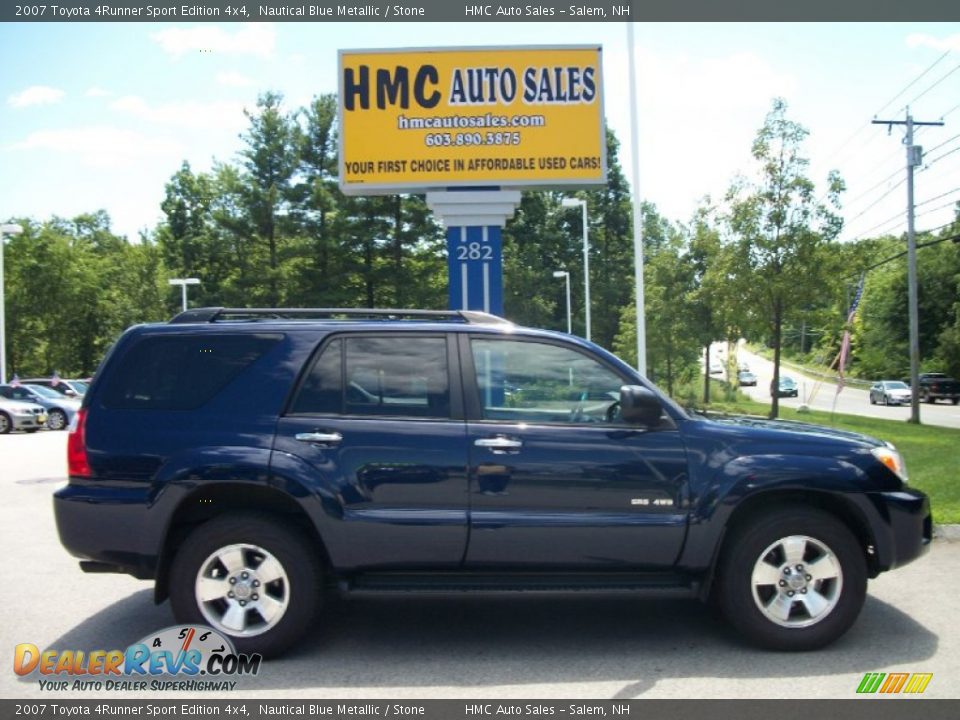 2007 Toyota 4Runner Sport Edition 4x4 Nautical Blue Metallic / Stone Photo #1