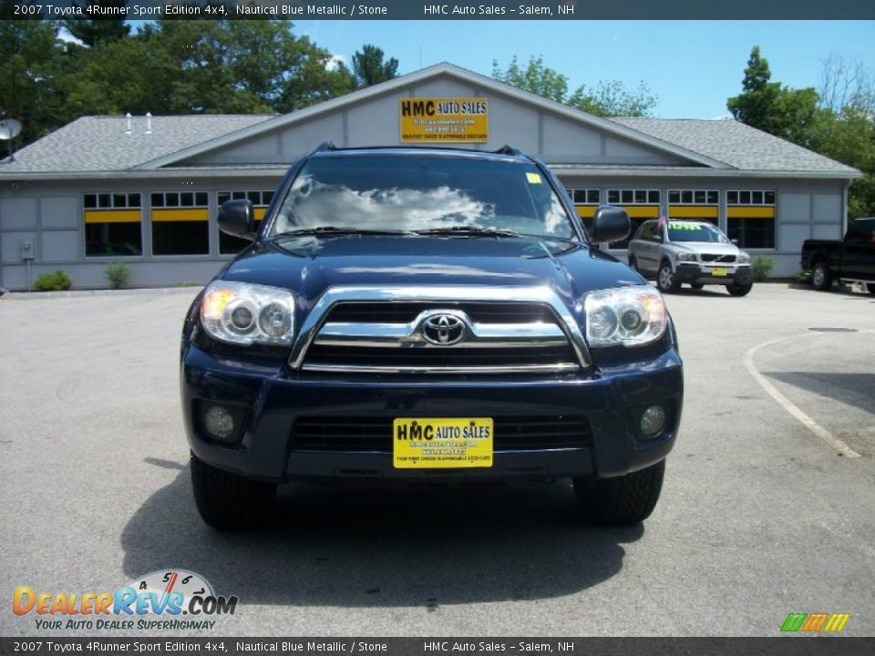 2007 Toyota 4Runner Sport Edition 4x4 Nautical Blue Metallic / Stone Photo #3