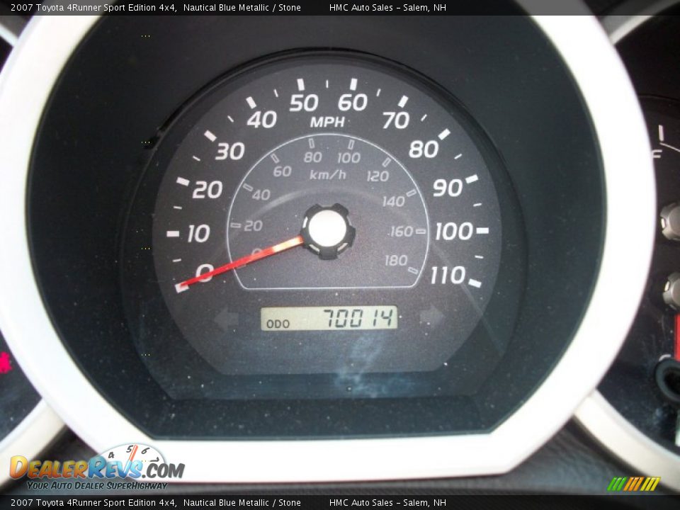 2007 Toyota 4Runner Sport Edition 4x4 Nautical Blue Metallic / Stone Photo #5